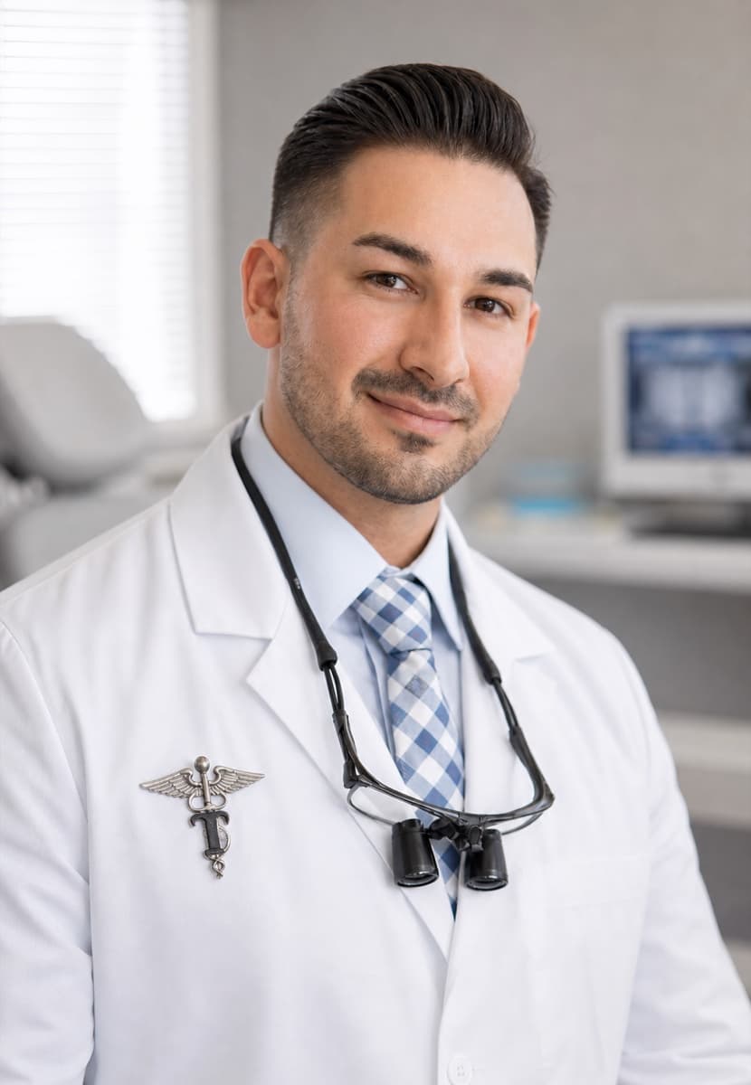 Dr. Elias Sanie, DDS, lead dentist at Warrenton Dentist on Main Street, Warrenton, Virginia